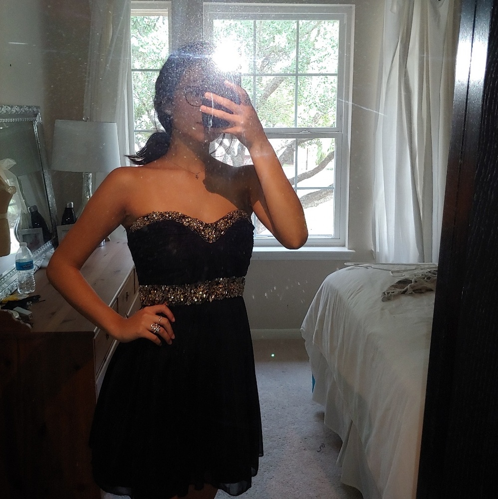 Black formal dress
